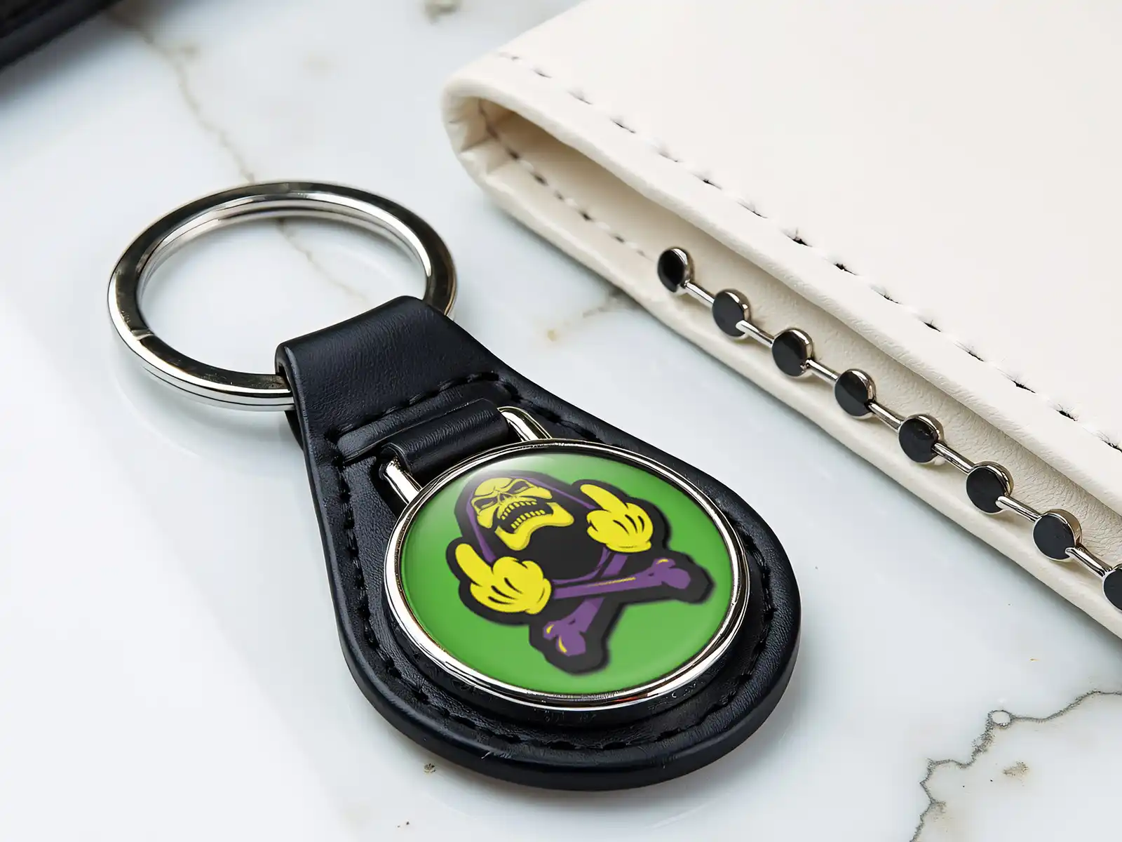 Motorcycle Keychain Sturdy Minimal Build